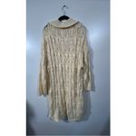 Free People Butter Yellow Elton Mini Dress Crochet Size XL Photo 3