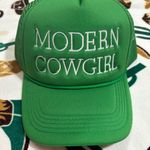 Modern Cowgirl Trucker Hat Green Photo 0