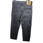 Levi Strauss‎ Ribcage Straight Ankle Jeans Black Women's Size 28 Premium Denim Photo 1
