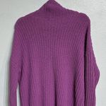 Aerie Purple Chunky Knit Oversized Sweater Sz XS Photo 4