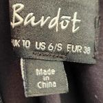 Bardot  Avril One-Shoulder Maxi Black Dress Sz 6 Photo 7