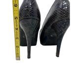 BKE  Buckle Studded Platform Snakeskin Pumps Heels 7.5 Y2K Glam Bratz Photo 3