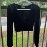 Urban Outfitters  Black Knit Cropped Sweater Photo 1