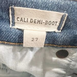 Madewell Cali Demi-Boot Jeans in Dorrance Wash: Kick Out Crop Photo 6