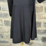 Jason Wu Jw Dress Black Sweater Sequins Cuff Woman's XL Knee Length Soft Photo 10