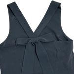 Banana Republic  Black Dress Sleeveless V-Neck Bow Back Career‎ Size 8P Photo 8