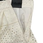 Banana Republic NWT  Cream A-Line Lined Pleated Eyelet Skirt with Pockets 6 Photo 7