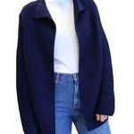 BODEN Alpaca Wool Blend Gray Long Jacket Open Cardigan Sweater ~ Women's Size 8 Photo 0