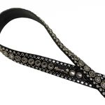 Kippys Belt Swarovski Crystal Rhinestone Cowgirl Western Black Leather Bling 32 Photo 3