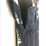 Haute Hippie Silk Embroidered Floral And Lace Maxi Dress Size 4 Photo 8