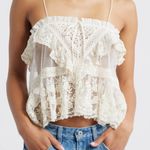 Free People  Sofia Embroidered Mesh Tank Top Photo 0