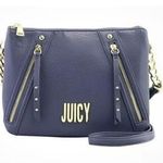 Juicy Couture Juicy By Women Black Zippered Up Crossbody Bag EUC Photo 0