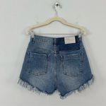 One Teaspoon  Hawks High Waist Raw Hem Distressed Denim Jean Shorts Photo 3