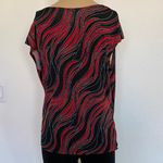 CELINE Chic Black and Red Women's Blouse Photo 2