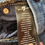 7 For All Mankind Button Fly Jeans Mid Rise Slim Fit Medium Wash Denim Size 29 Photo 8