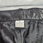 Vintage Womens Black 100% Genuine Leather Pants Korea Size 12 Photo 11
