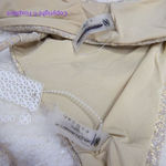 New!‎ Set! Devon Windsor Lou bralette bikini top Leanne tie bottom, small, gold Photo 12