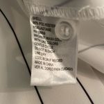 Alex Marie White Striped CrissCross Blouse Womens Size Small Long Sleeve Career Photo 7