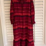 Terra & Sky  Burgundy And Pink Maxi Dress‎ Size 2X Photo 0