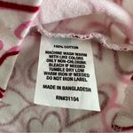 kim rogers  Perfectly Soft cotton hearts red pink Valentine's shirt Small Photo 8