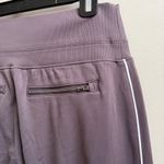 Athleta Venice Track Stripe Wide Leg High Rise Pant Brown/White Size Medium Photo 4