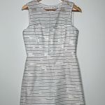 Milly Nina Stripe Burnout Sheath Dress Size 6 Photo 0