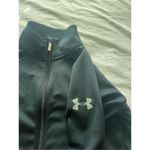 Under Armour Black Full Zip Sweatshirt Semi Fitted Woman’s Size Medium- A Few Sn Photo 5