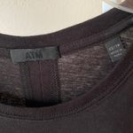 ATM made in Peru super cute jersey pocket shirt dress Black Size XS Photo 3