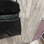 Vintage Dessiree Black Faux Leather Envelope Clutch Buckle Bag 80s Retro Photo 3