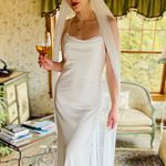 Amelia Couture Honey Silk Satin Slip Wedding Dress Photo 3