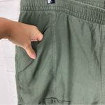 Old Navy  Green Linen Blend Relaxed Pull On Shorts Size XL Photo 7