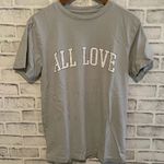 Original Use Women's ALL LOVE gray Tee Small Photo 0