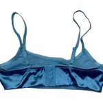 Weekday  Blue Chimera Soft Bra Satin Women's Size XS Photo 2