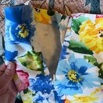 Ralph Lauren Polo  Pencil Skirt Size 8 Floral Watercolours Stretch Cotton See Pic Photo 5