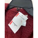 Forgotten Grace  Plush Cardigan‎ maroon Size Medium NWT Photo 1