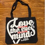 Shakespeare Tote Bag Love Looks Not With Eyes‎ But Mind Canvas Shopper Book Black Photo 1