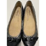 Softspots Quilted Leather Round Toe Slip On Shoes Captoe Buckle‎ Black Gray 6.5 Gray Photo 13