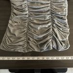 XOXO Vintage Y2K Women Ruched Top Sparkle Gray Cami Babydoll Preppy Fairy Party Photo 5