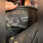 Laredo Vintage  Black Kiltie Roper Boots size 8 Photo 2