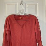 Carhartt  Pink/Orange V Neck Long Sleeve Tee size M Photo 7