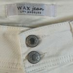 Wax Jean Womens White Skinny Stretch Denim Jeans Pants Size 9 Photo 3