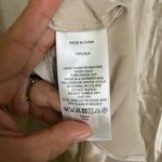 Quince  100% Washable Silk Skirt in champagne color size L Photo 3