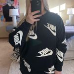 Nike Oversized Black Logo Crewneck Photo 0