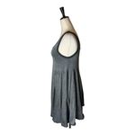 Free People  Beach Dress Womens Small Silver Metallic Cruise Town Tank‎ Mini Photo 8