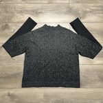 Lululemon Rest Less Crop 1/2 Zip Thumbholes Herringbone Fade Black/White Size 12 Photo 3