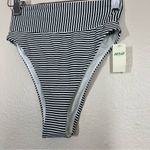 Aerie  Striped High Cut Cheeky Bikini Bottom Photo 6