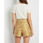 Sézane  Romeo Shorts, Ocre Zebra, FR38/US6 Photo 2