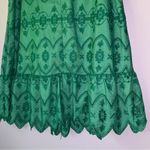 Emery Rose Size L Green Eyelet Mini Dress Boho Cottagecore Fairy Preppy Size L Photo 8