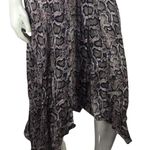 ALLSAINTS  Tate Misra Snake Print Maxi Dress Asymmetric Photo 5