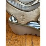 Fly London  Sandals Womens Size 36 EU Beige Leather Wedge Platform Buckle P155503 Photo 3